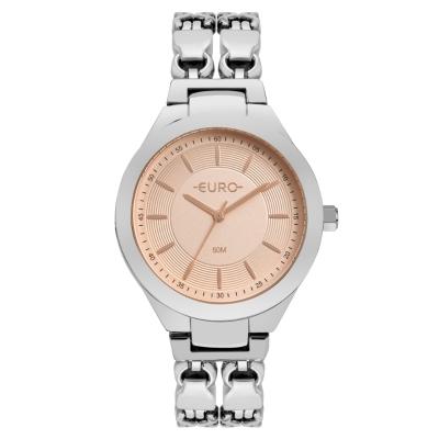 Relógio Euro Feminino Chains Prata - EU2035YUO/4K