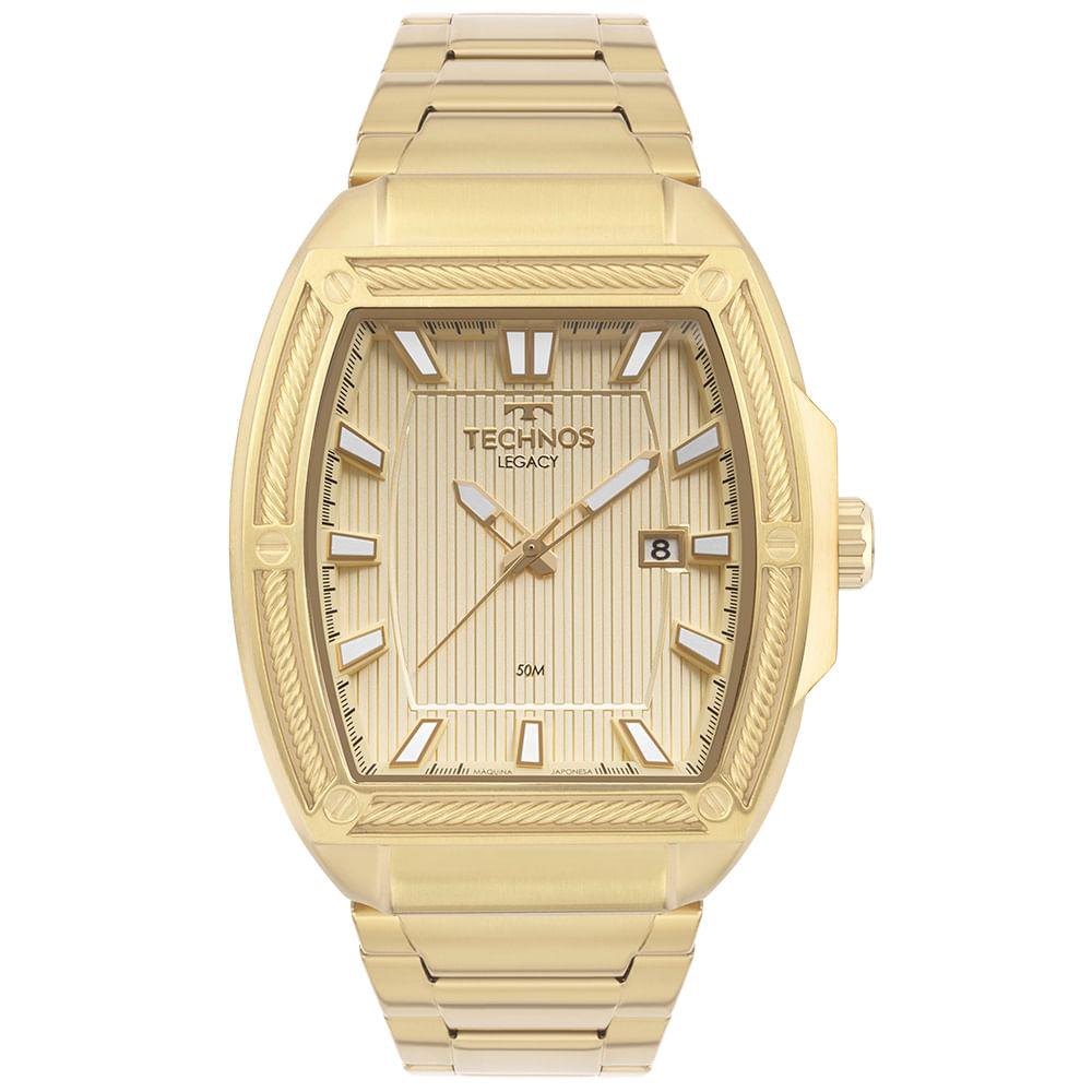 Relógio Technos Masculino Legacy Dourado - 2315LAK/1D - 1