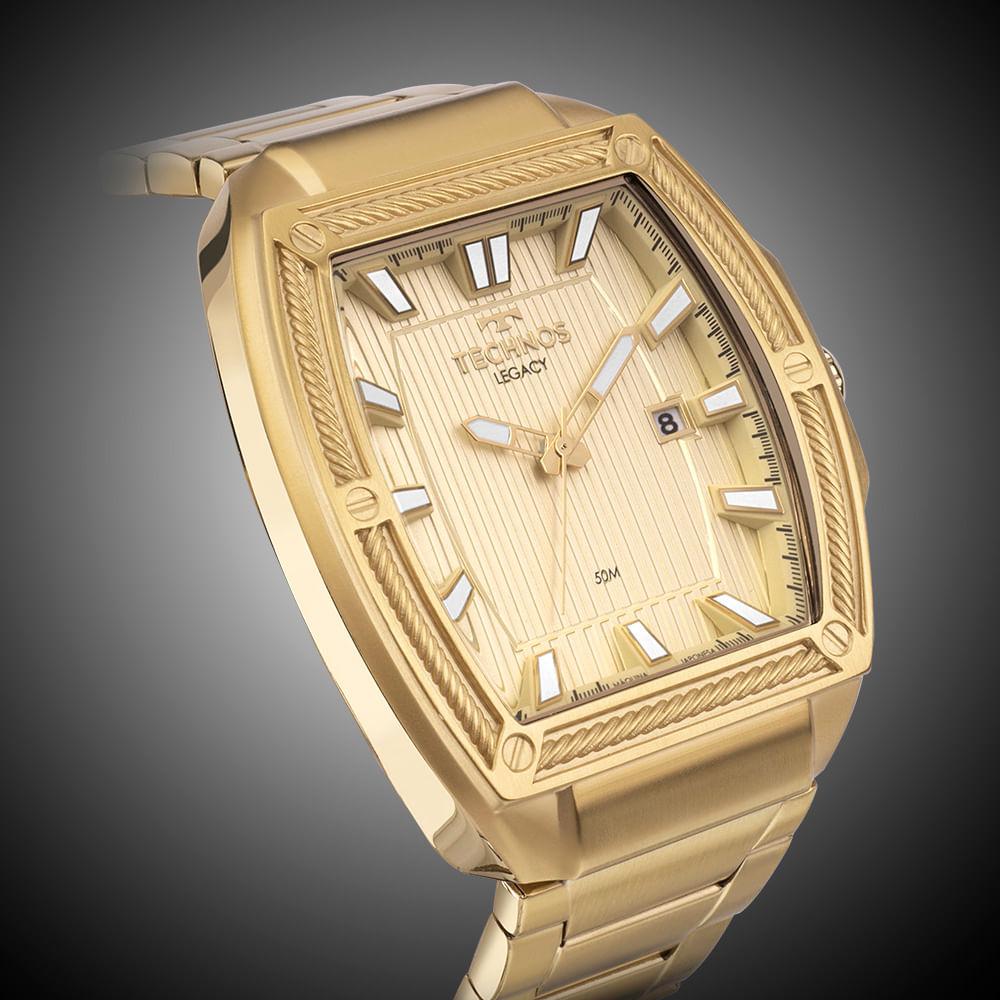 Relógio Technos Masculino Legacy Dourado - 2315LAK/1D - 2