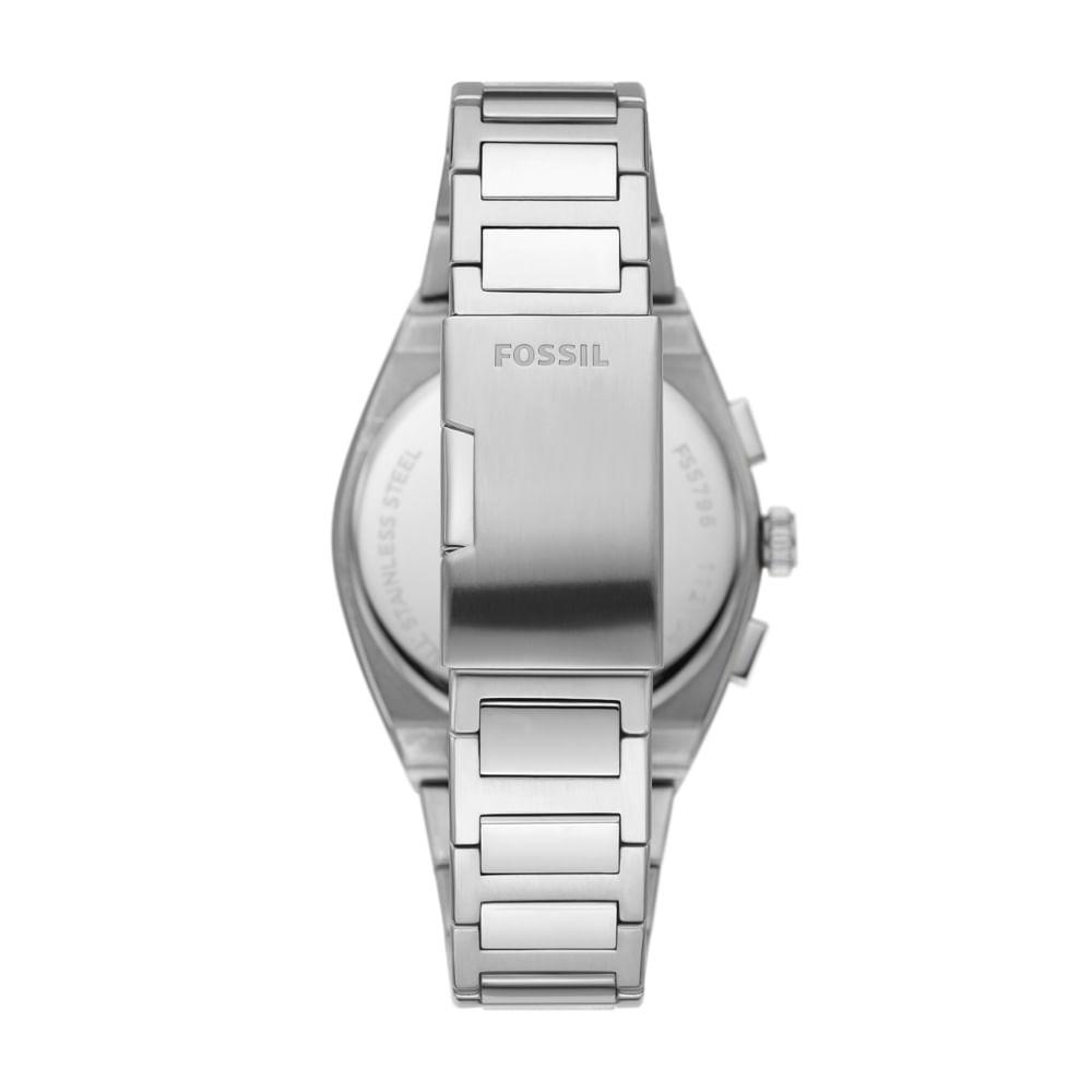Relógio Fossil Masculino Everett Prata - FS5795/1KN - 3