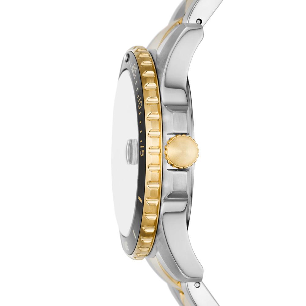 Relógio Fossil Masculino Blue Prata - FS6031/1KN - 2