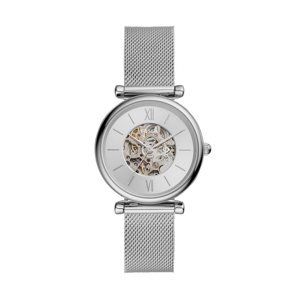 Relógio Fossil Feminino Carlie Prata - ME3176/1KN - 1