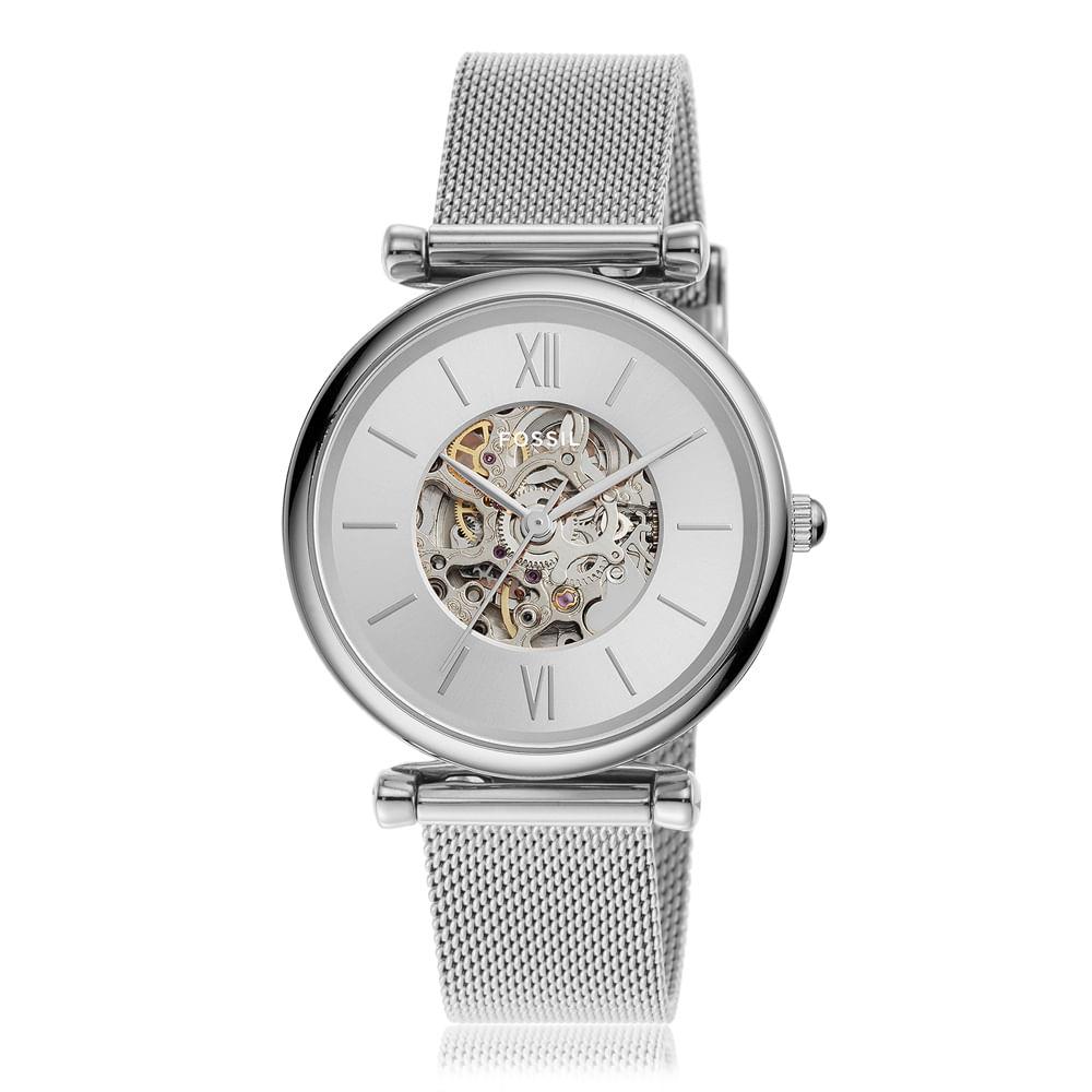 Relógio Fossil Feminino Carlie Prata - ME3176/1KN - 7