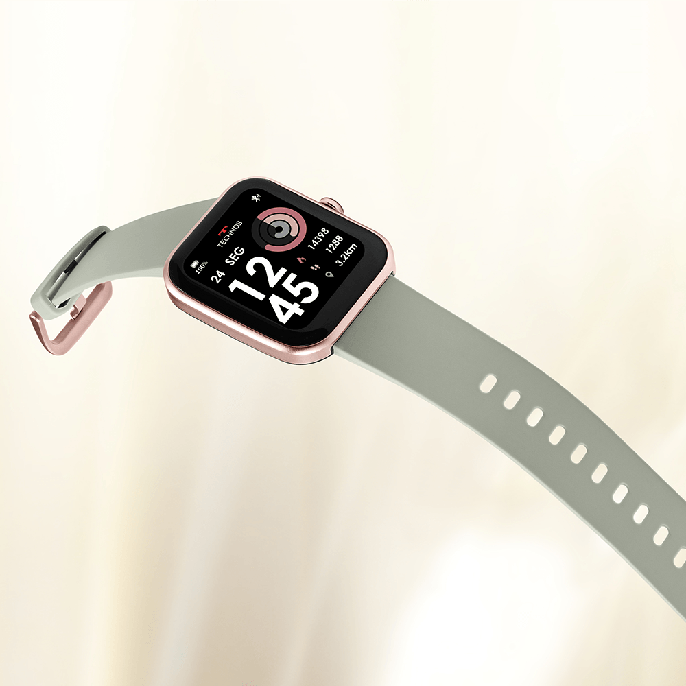 Smartwatch Technos Connect MAX Rose e Verde - TMAXAJ/C7T - 3