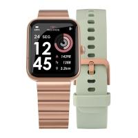 Smartwatch Technos Connect MAX Rose e Verde - TMAXAJ/C7T - 2