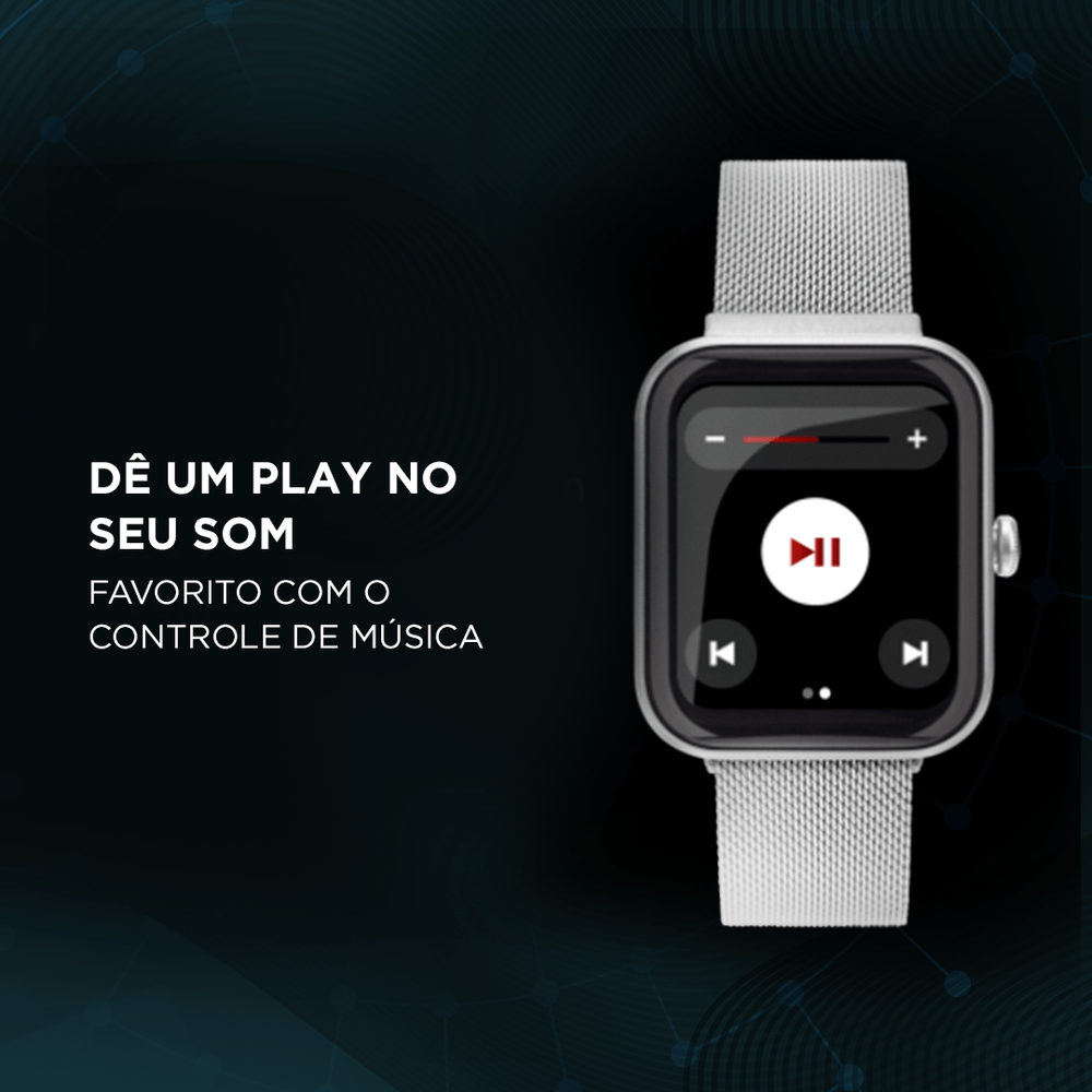 Smartwatch Technos Connect MAX Prata e Preto - TMAXAB/5K - 13