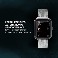 Smartwatch Technos Connect MAX Prata e Preto - TMAXAB/5K - 11