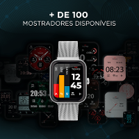 Smartwatch Technos Connect MAX Prata e Preto - TMAXAB/5K - 17