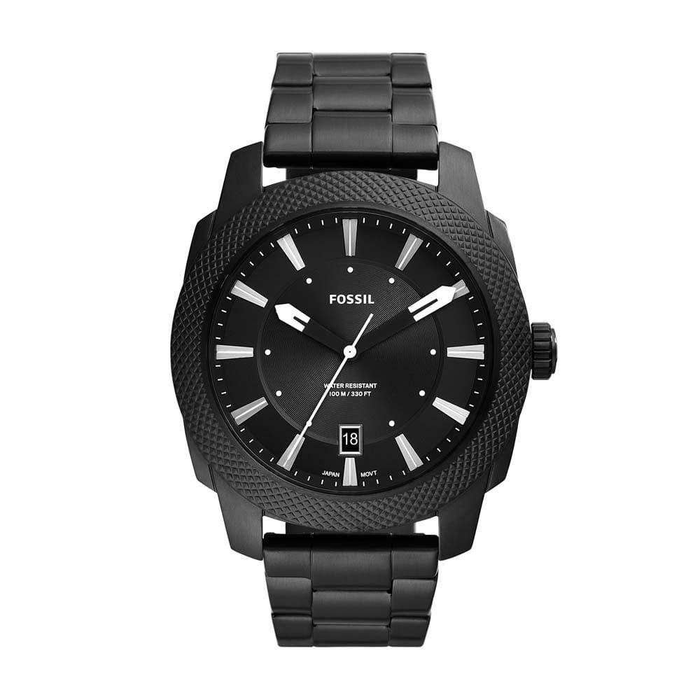 Relógio Fossil Masculino Machine Preto - FS5971/1PN - 1