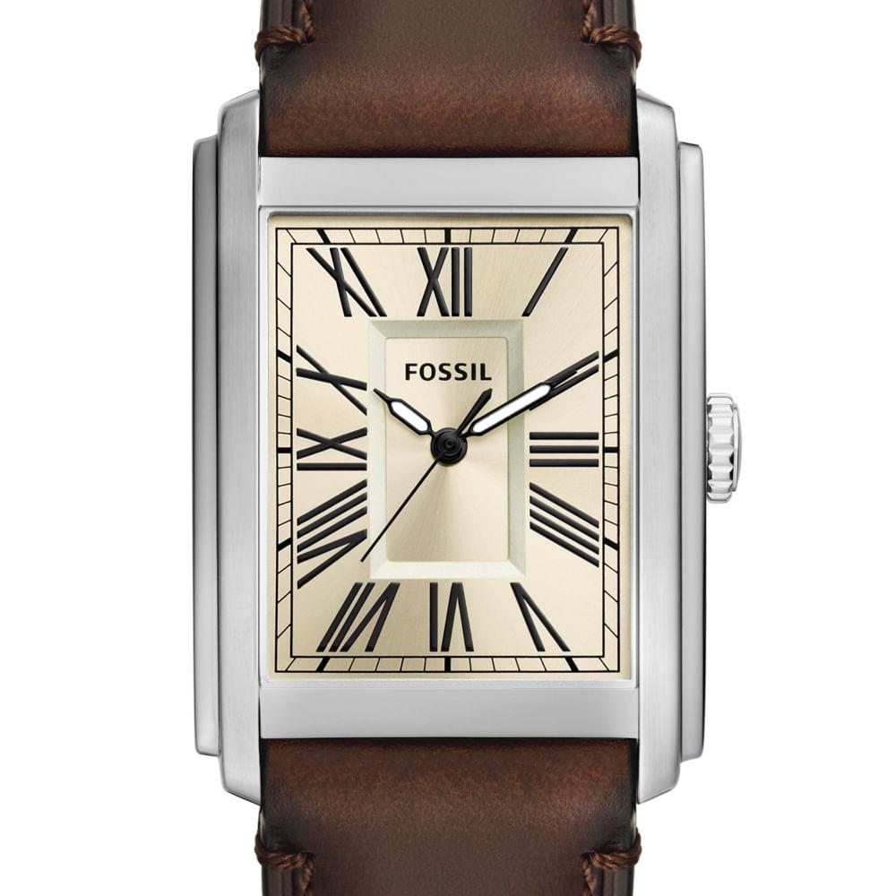 Relógio Fossil Masculino Carraway Prata - FS6012/0KN - 4