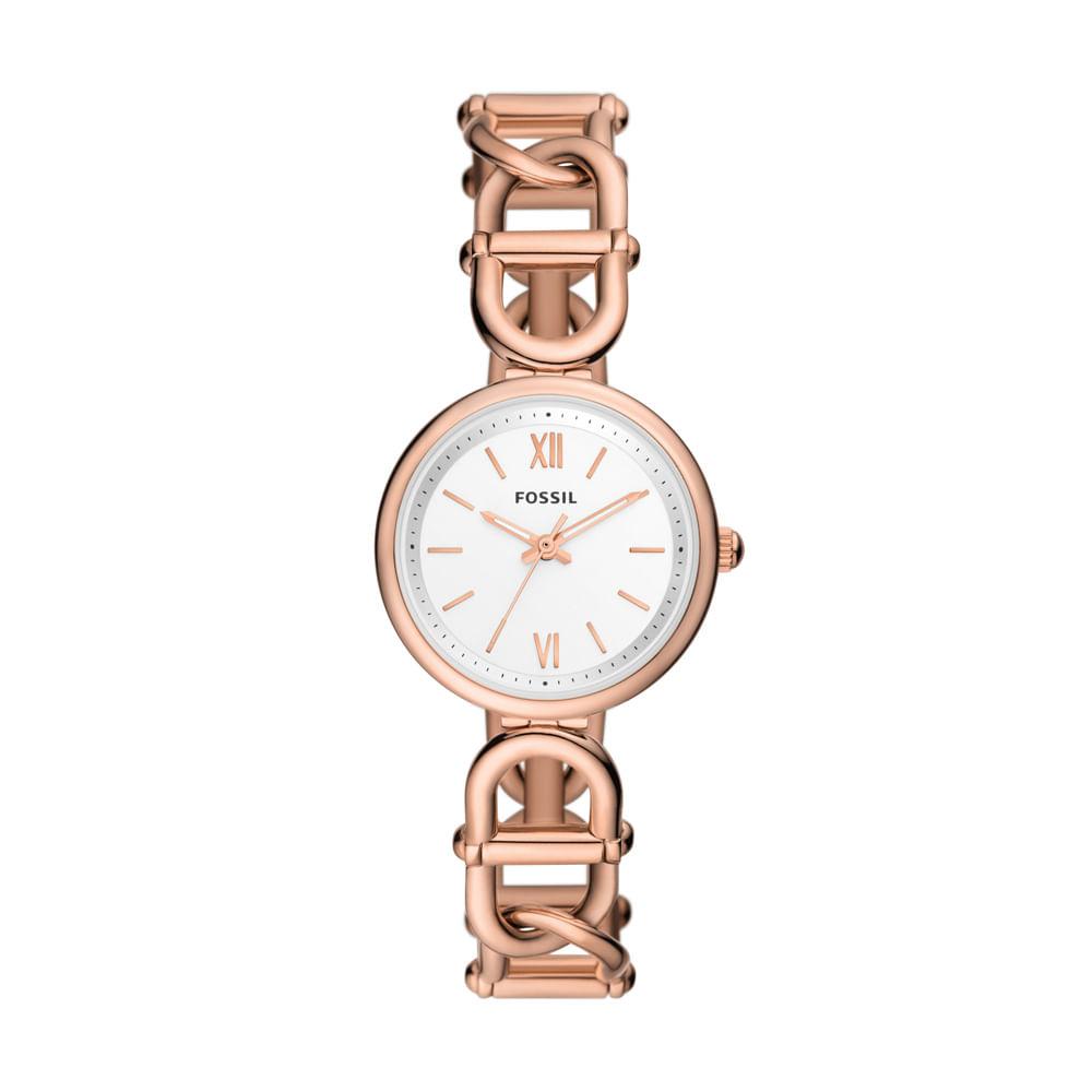 Relógio Fossil Feminino Carlie Rosé - ES5273/1JN - 1