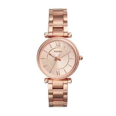 Relógio Fossil Feminino Carlie Rosé - ES4301/1JN