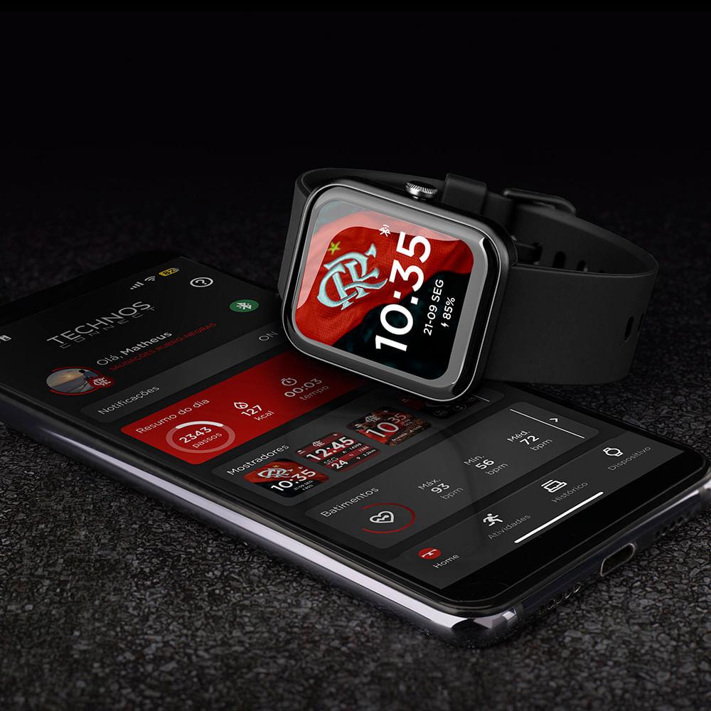 Smartwatch Technos Connect Max Flamengo Edição Especial - TMAXAG/7R - 10