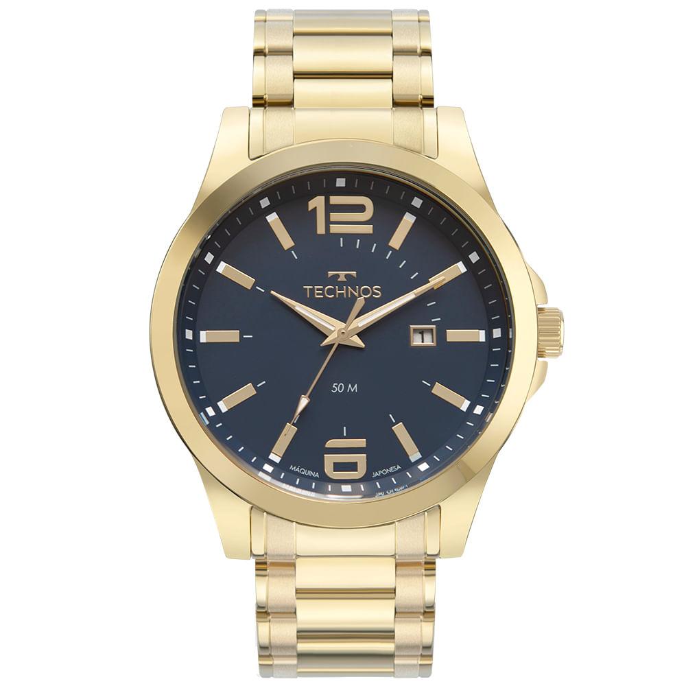 Relógio Technos Masculino Racer Dourado - 2115MZV/1A - 1