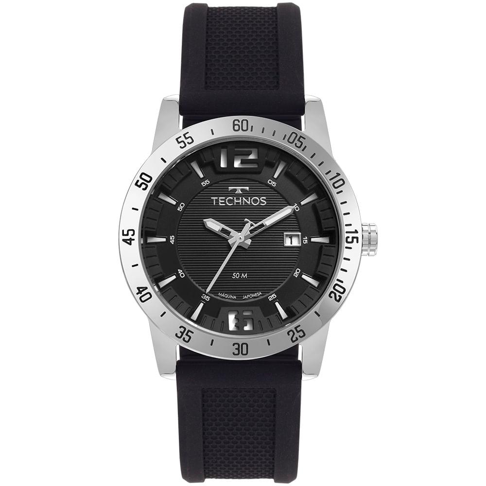Relógio Technos Masculino Militar Prata - 2117LEU/2P - 1