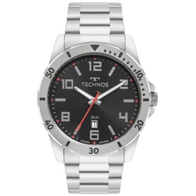 Relógio Technos Masculino Militar Prata - 2115NCJ/1P