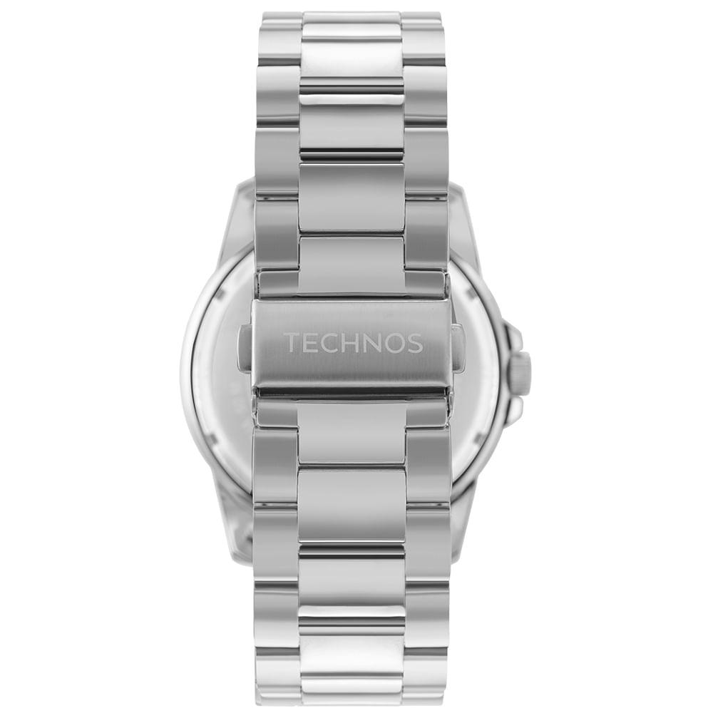 Relógio Technos Masculino Militar Prata - 2115NBQ/1A - 3