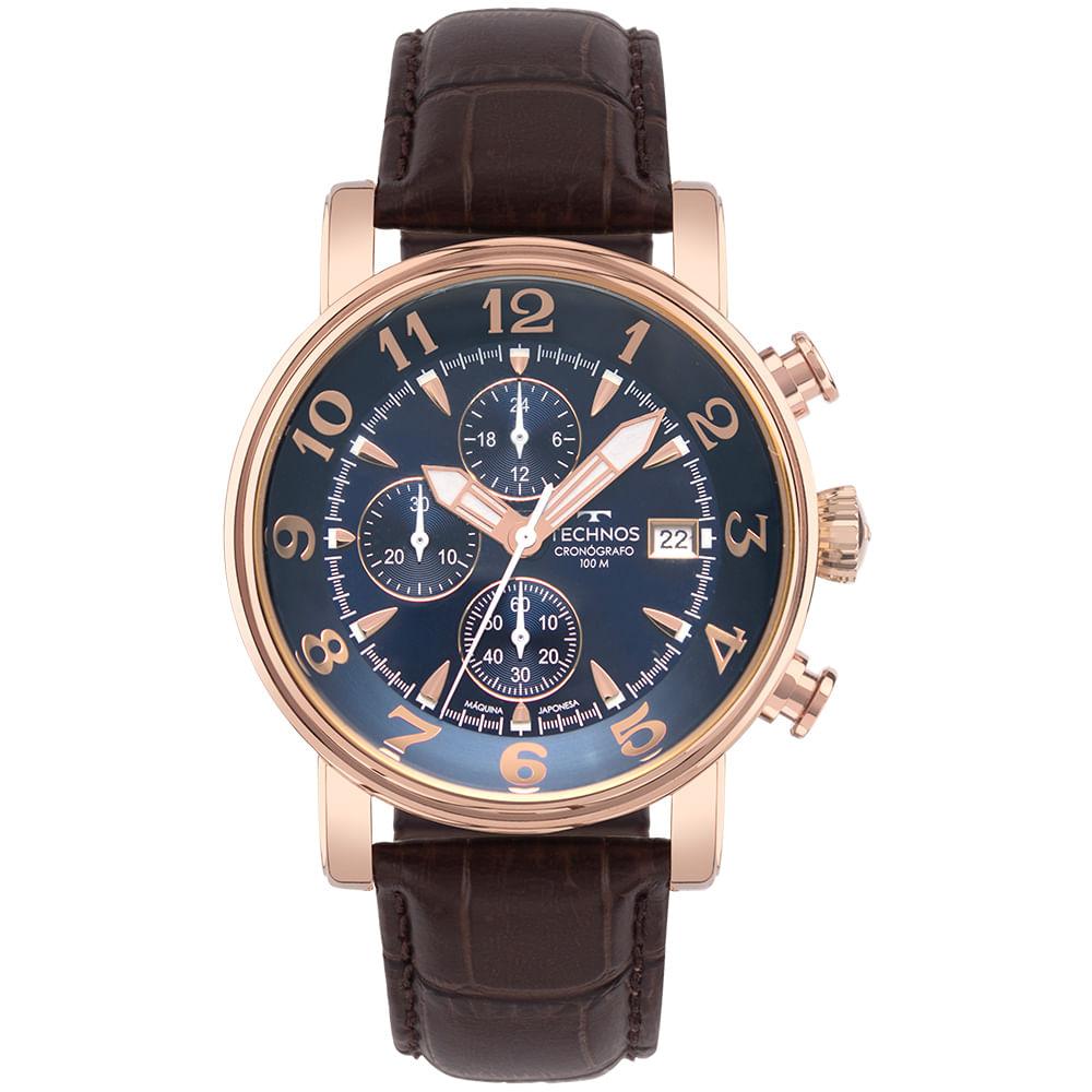 Relógio Technos Masculino Grandtech Rosé - JS15ENC/0A - 1