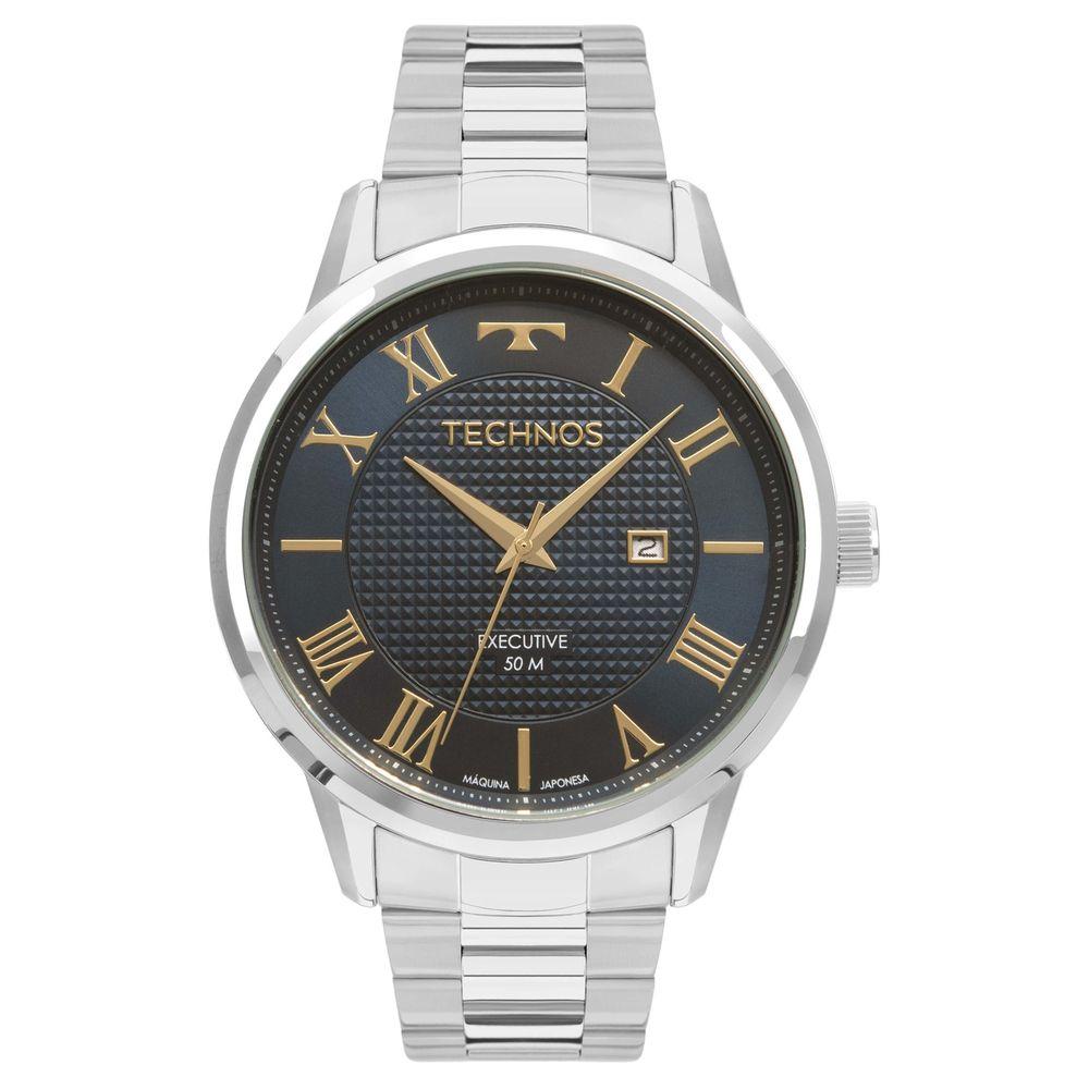 Relógio Technos Masculino Executive Prata - 2115NCL/1P - 1
