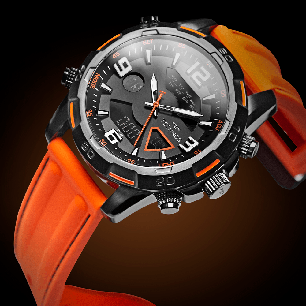 Relógio Technos Masculino Digitech Preto - W23305ADC/2L - 4