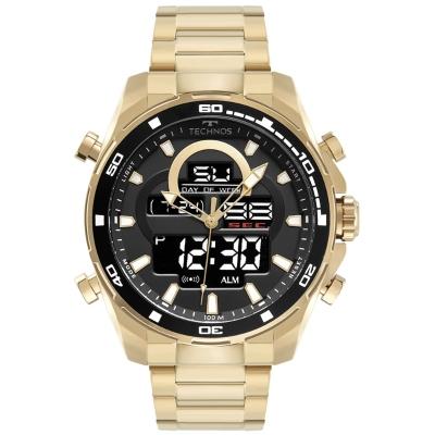 Relógio Technos Masculino Digitech Dourado - BJK626AB/1D