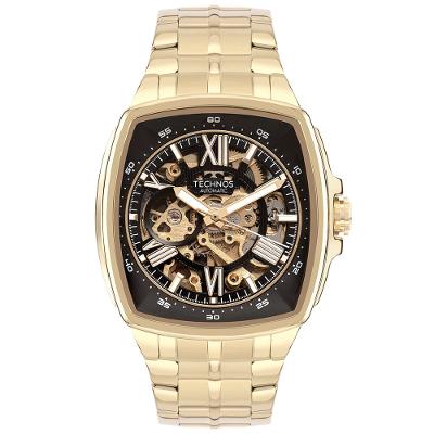Relógio Technos Masculino Automático Skeleton Dourado - G3265AI/1P
