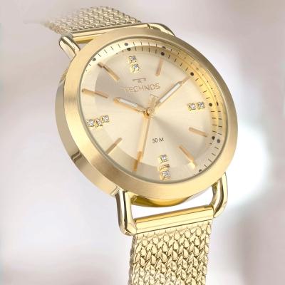 Relógio Technos Feminino Style Dourado 2036MMC/4X
