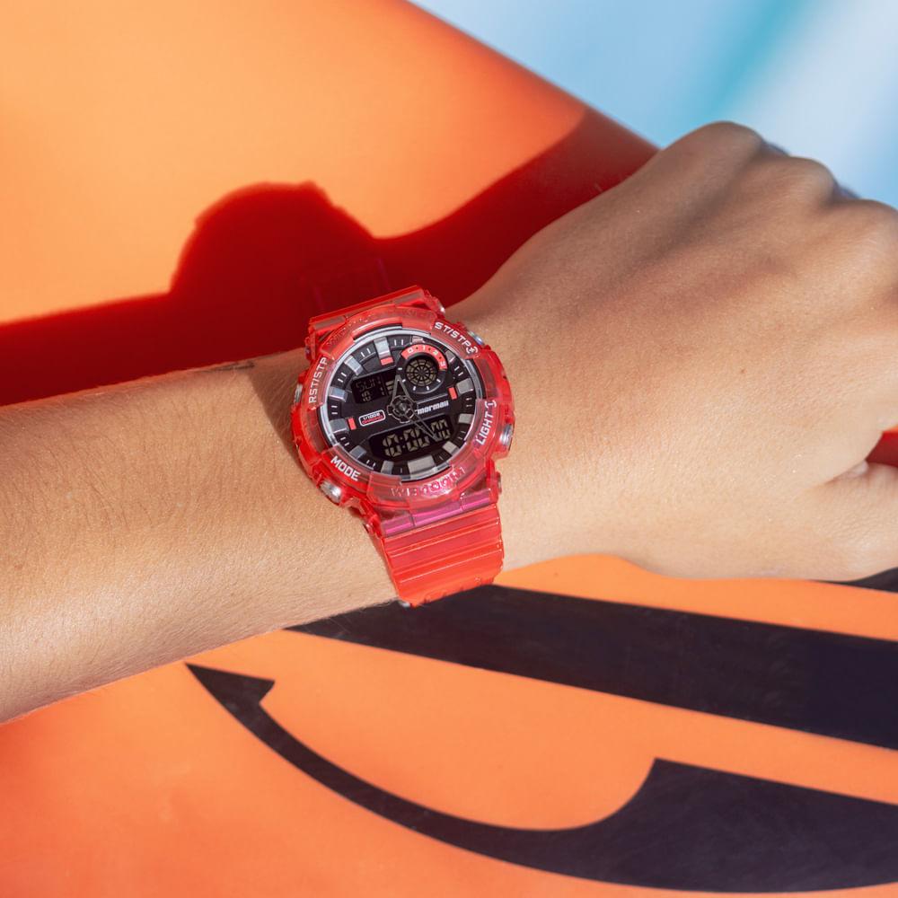 Relógio Mormaii Feminino Sports Vermelho(A) - MO19780B/8R - 2