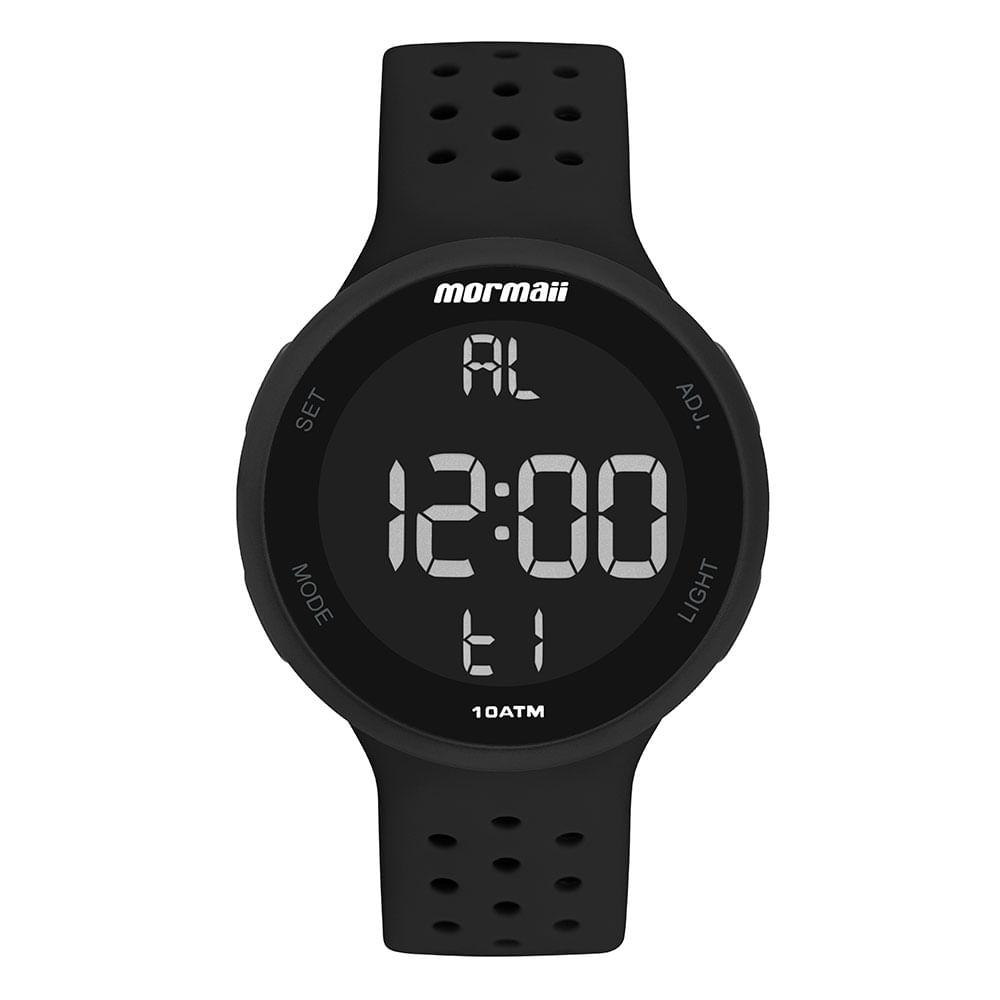 Relógio Mormaii Digi Unissex Preto MO7700AA/8P - 1