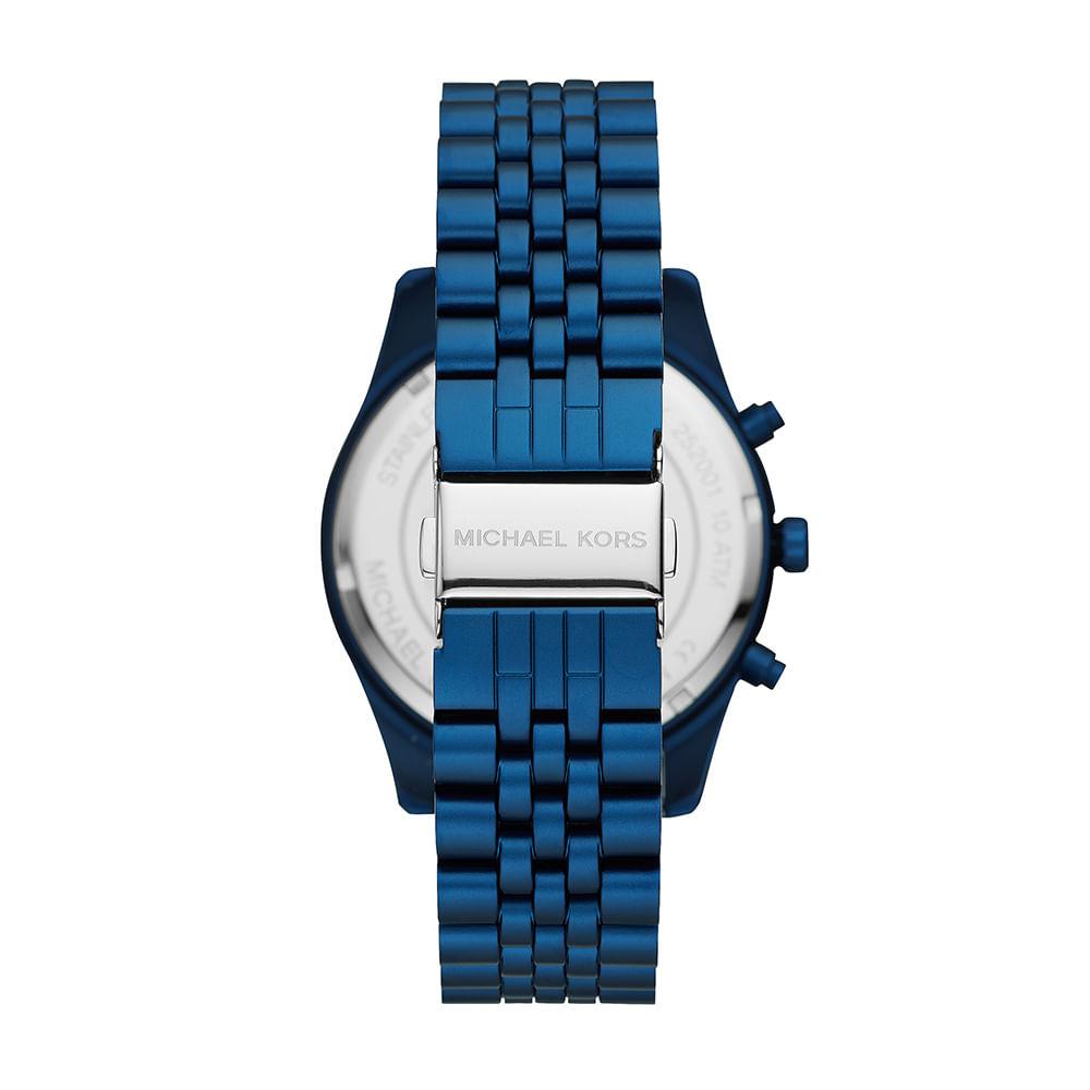 Relógio Michael Kors Lexington Feminino Azul MK8791/1AN - 3