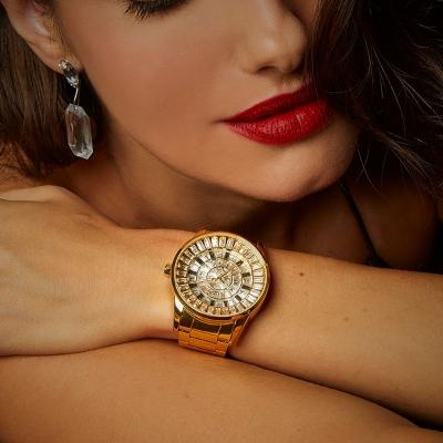 Relógio Euro Feminino Stones Dourado - EUY121F6AA/4K