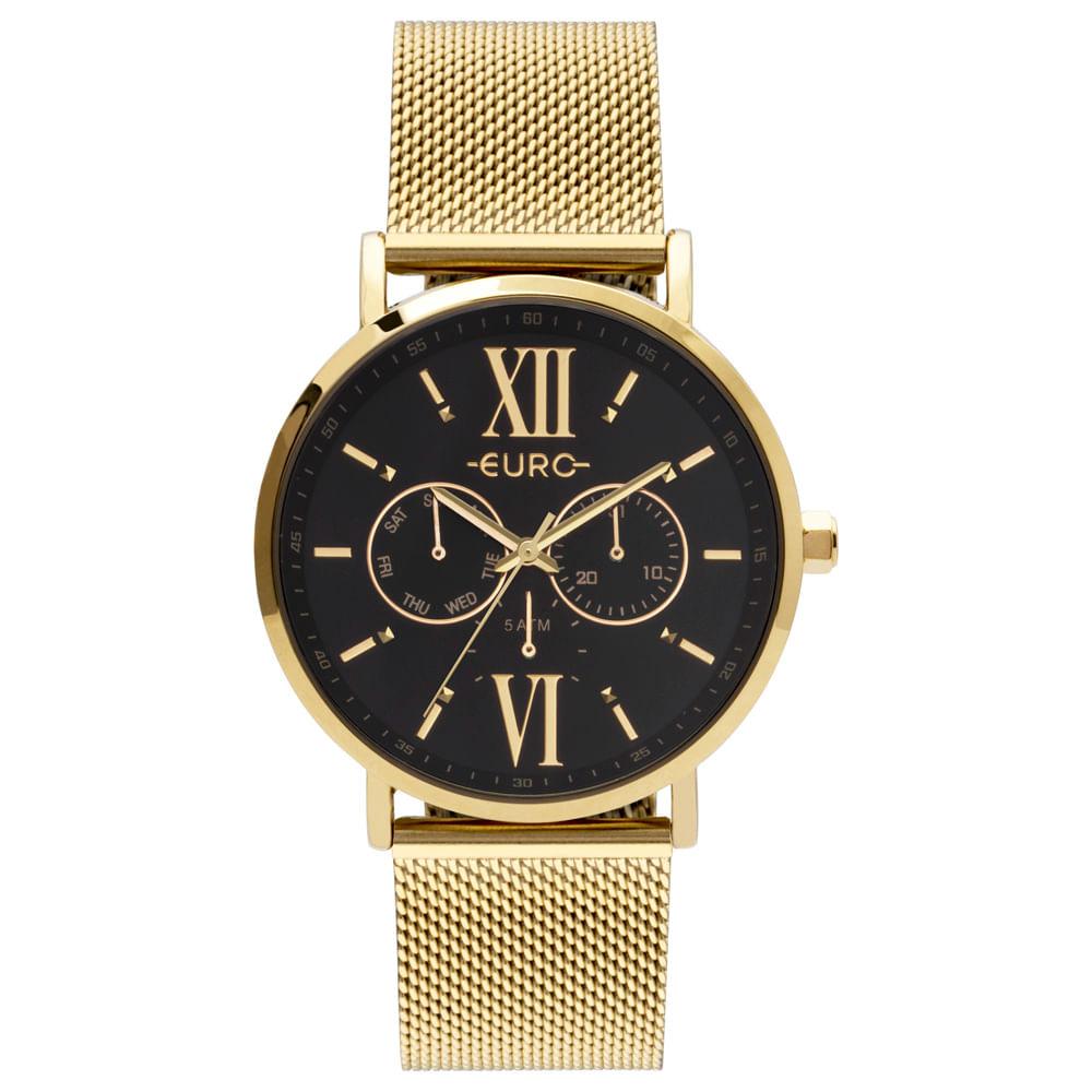 Relógio Euro Feminino Multiglow Dourado - EU6P29AHCBPS/4P - 1