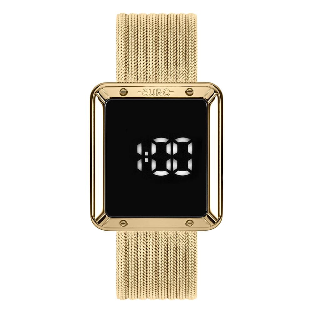 Relógio Euro Feminino Fashion Fit Led Dourado - EUBJ3937AA/4F - 1