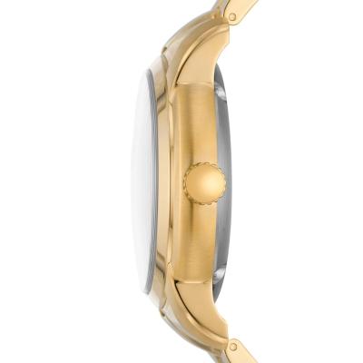 Relógio Fossil Masculino Heritage Dourado - ME3232/1DN