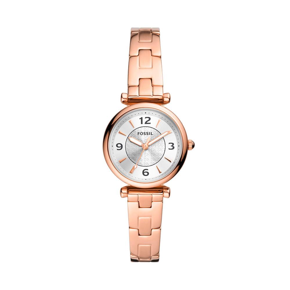 Relógio Fossil Feminino Carlie Rosé - ES5202/1JN - 1