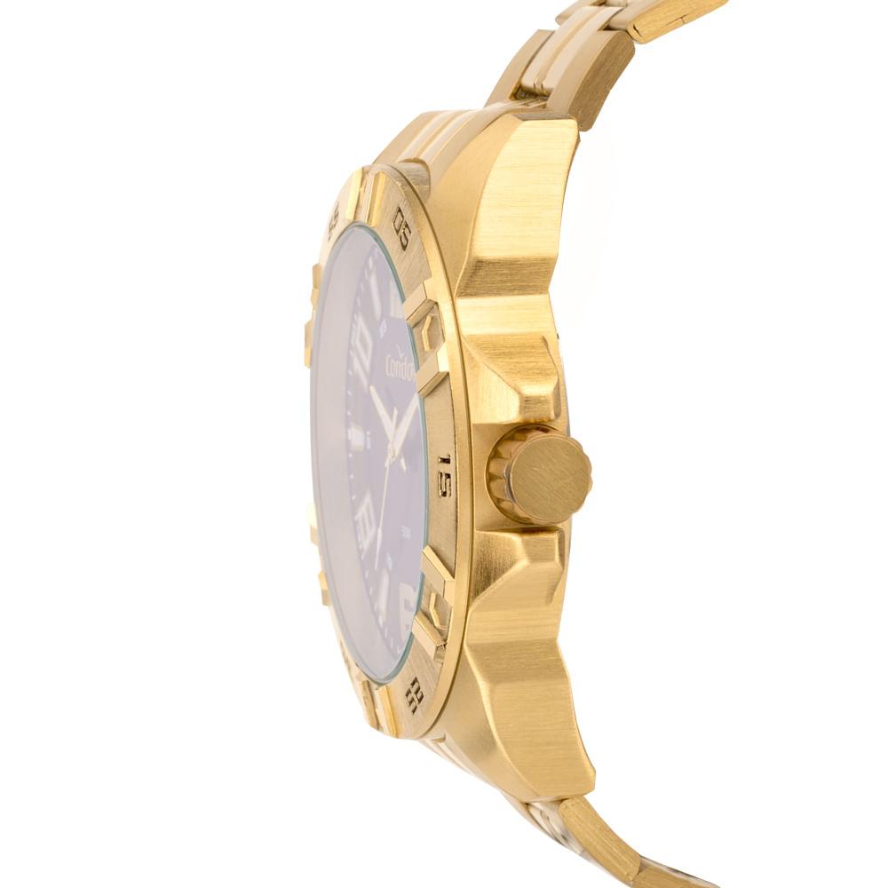 Relógio Condor Masculino Civic Dourado - COVD34AW/4P - 3