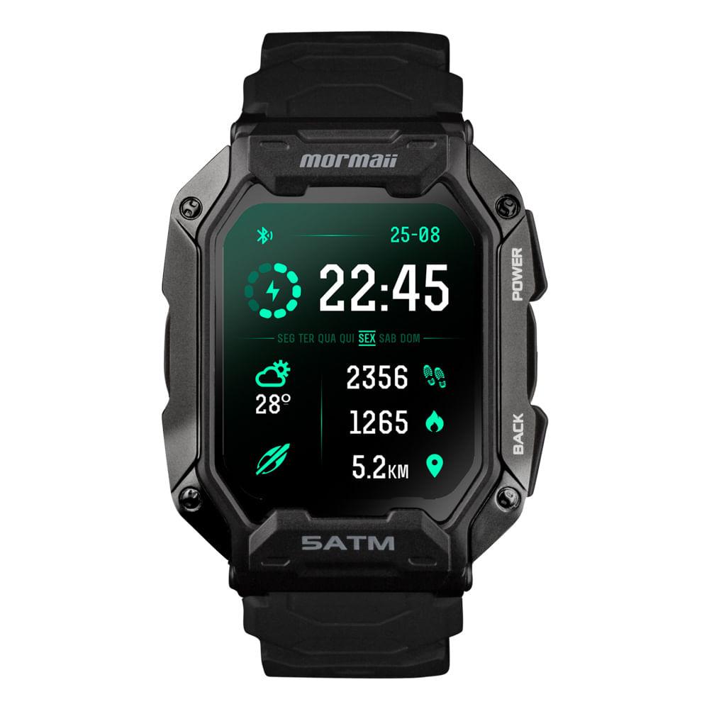 Relógio Smartwatch Mormaii Force Preto - MOFORCEAA/8P - 1