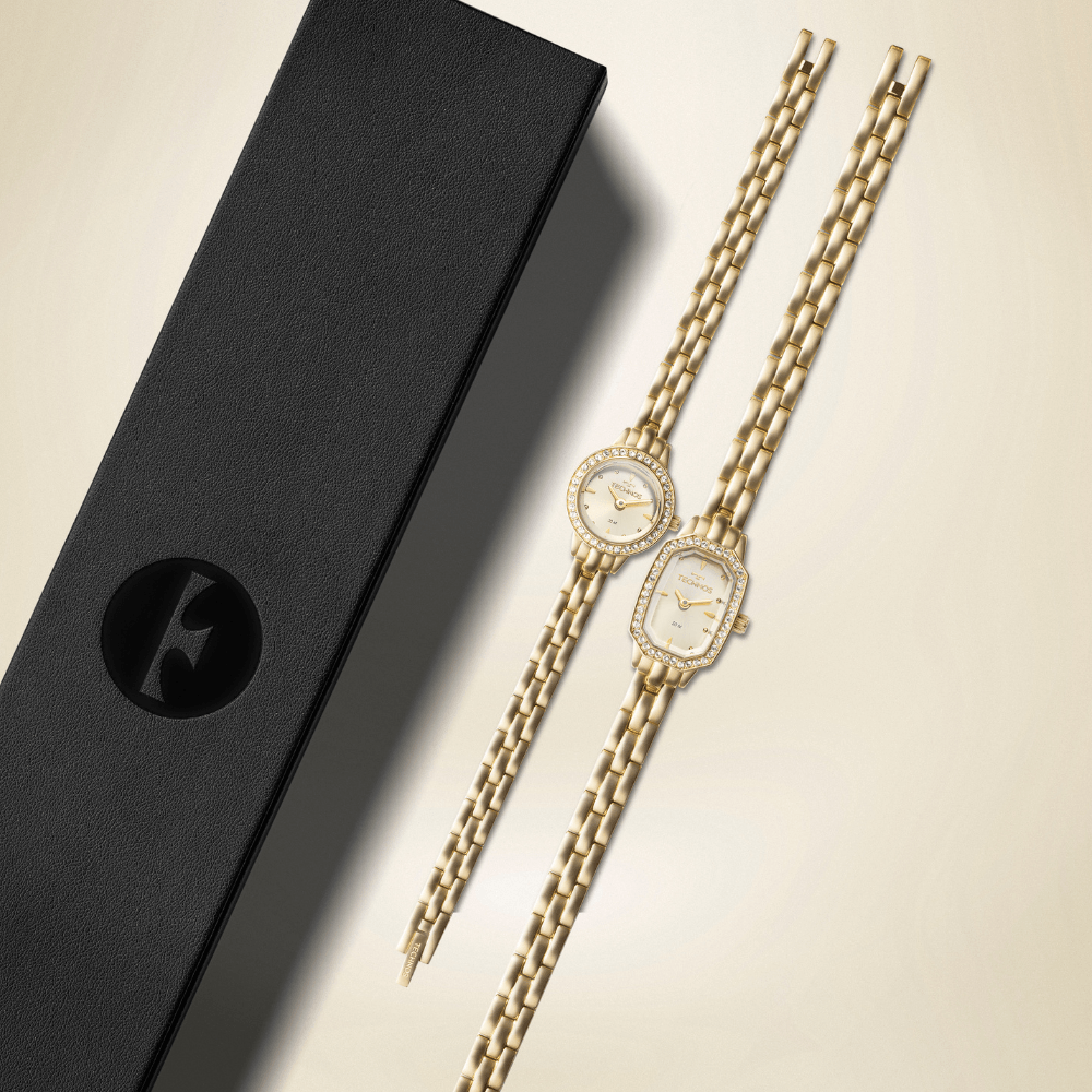 Relógio Technos Feminino Mini Joia Dourado - 5Y20LT/1D - 5