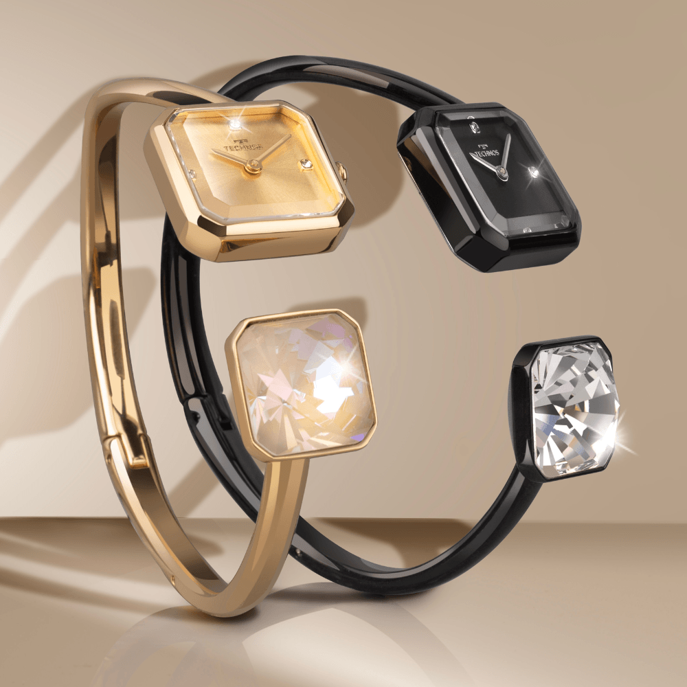Relógio Technos Feminino Crystal Dourado - 751AA/1D - 5