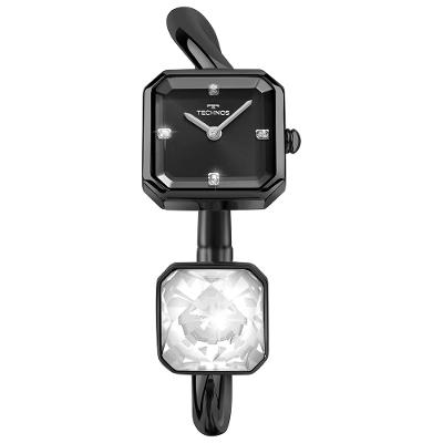 Relógio Technos Feminino Crystal Preto - 751AB/1P