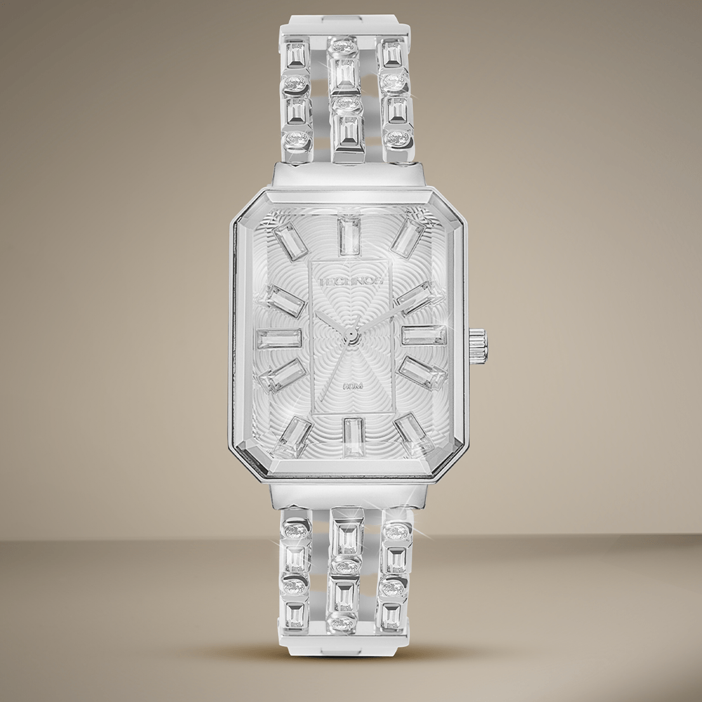 Relógio Technos Feminino Crystal Prata - 2033CZ/1K - 1