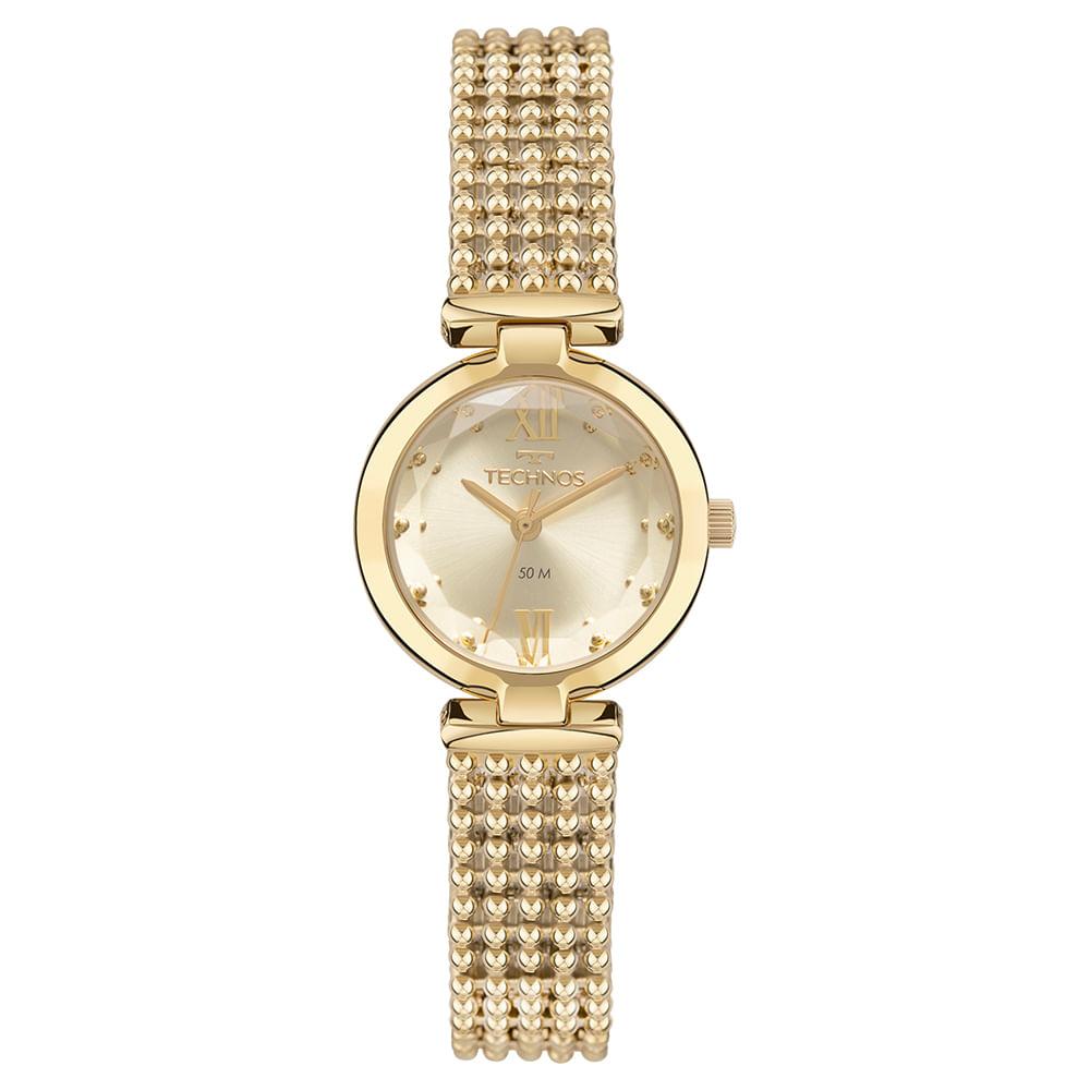 Relógio Technos Feminino Mini Joia Dourado - 2035MZF/1D - 1