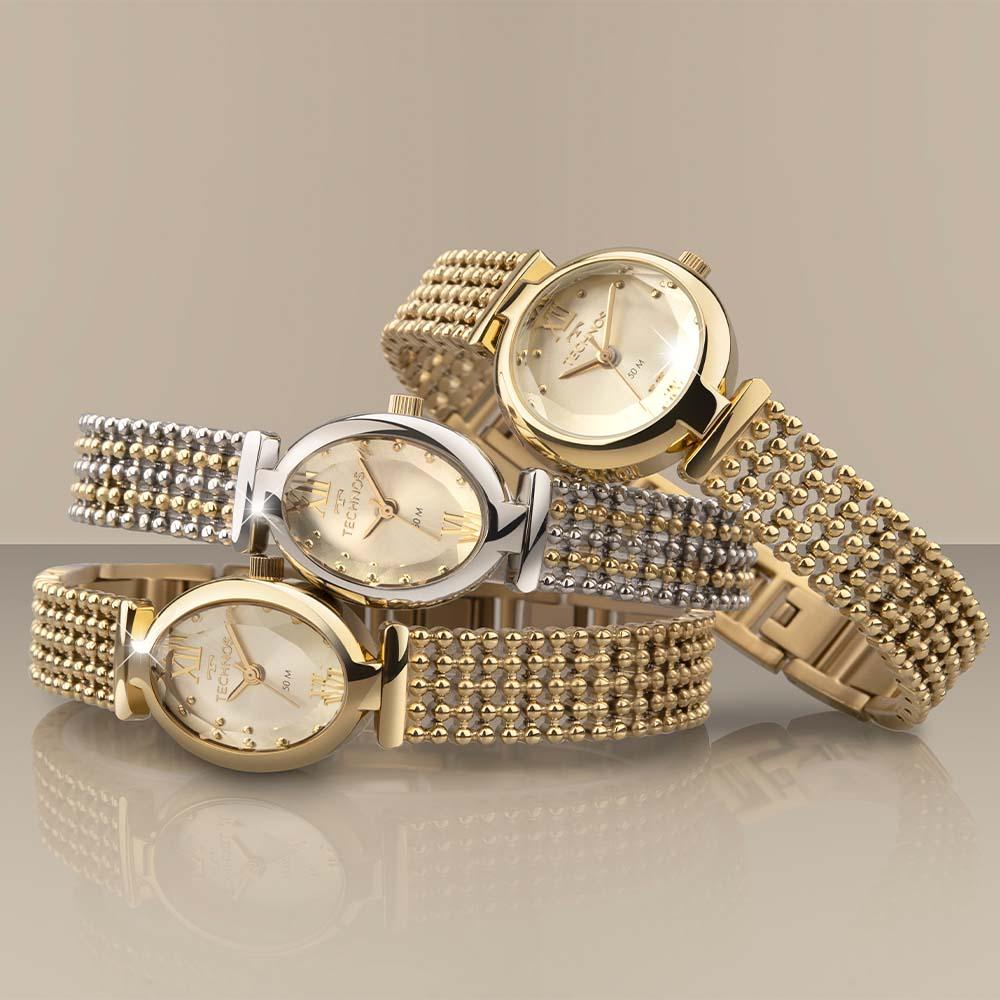Relógio Technos Feminino Mini Joia Dourado - 2035MZF/1D - 2