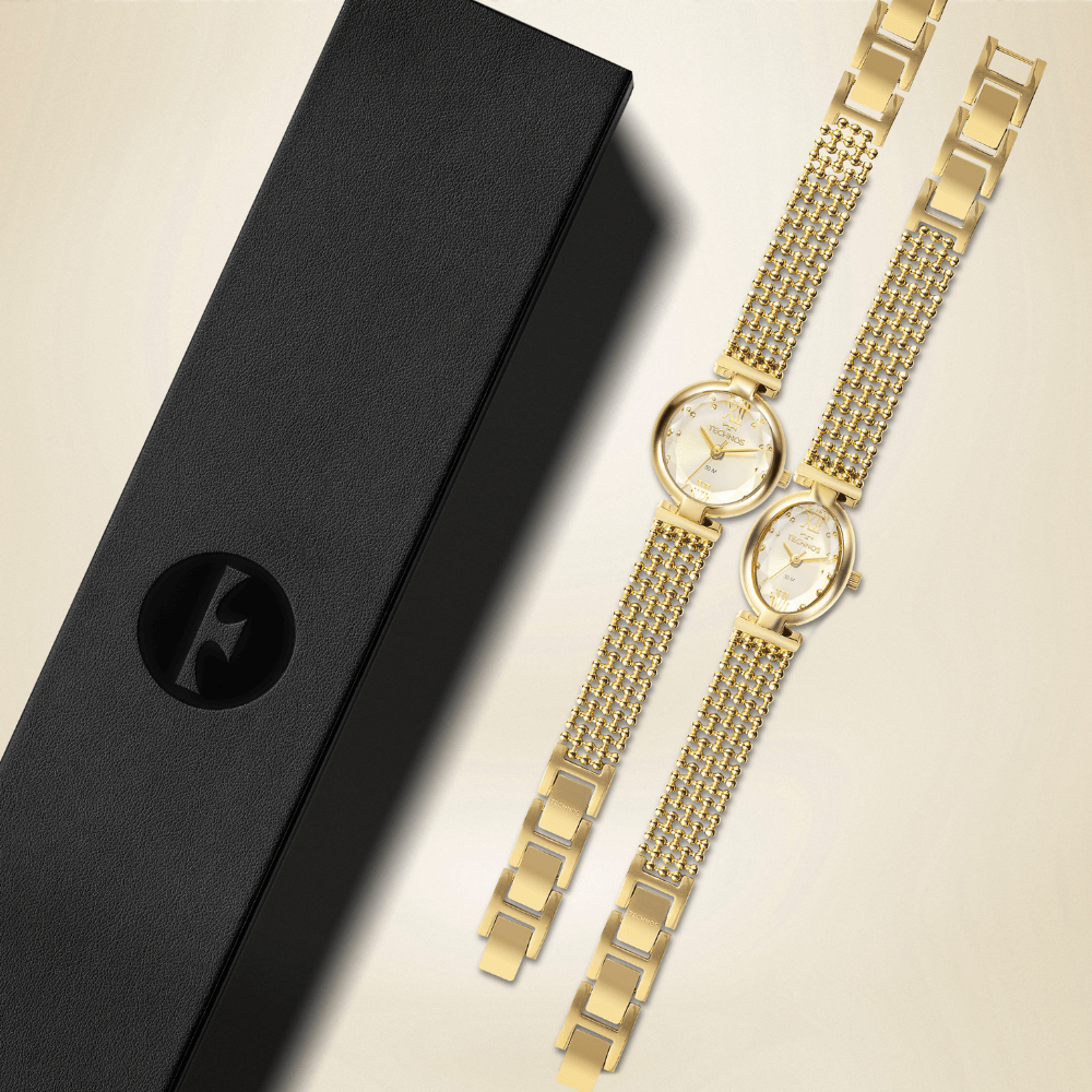 Relógio Technos Feminino Mini Joia Dourado - 2035MZF/1D - 3