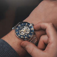 Relógio Technos Masculino Automatico Prata - G3265AS/1A