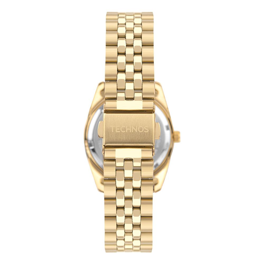 Relógio Technos Feminino Riviera Dourado - 6P79CA/1K - 3