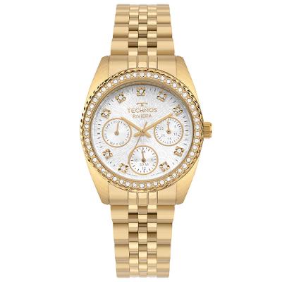 Relógio Technos Feminino Riviera Dourado - 6P79CA/1K
