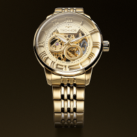 Relógio Technos Masculino Automatico Dourado - G3265AR/1D - 4