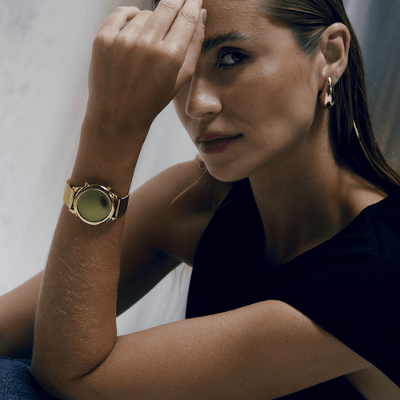 Relógio Euro Feminino Fashion Fit Reflexos Dourado - EUDS8054AA/4D