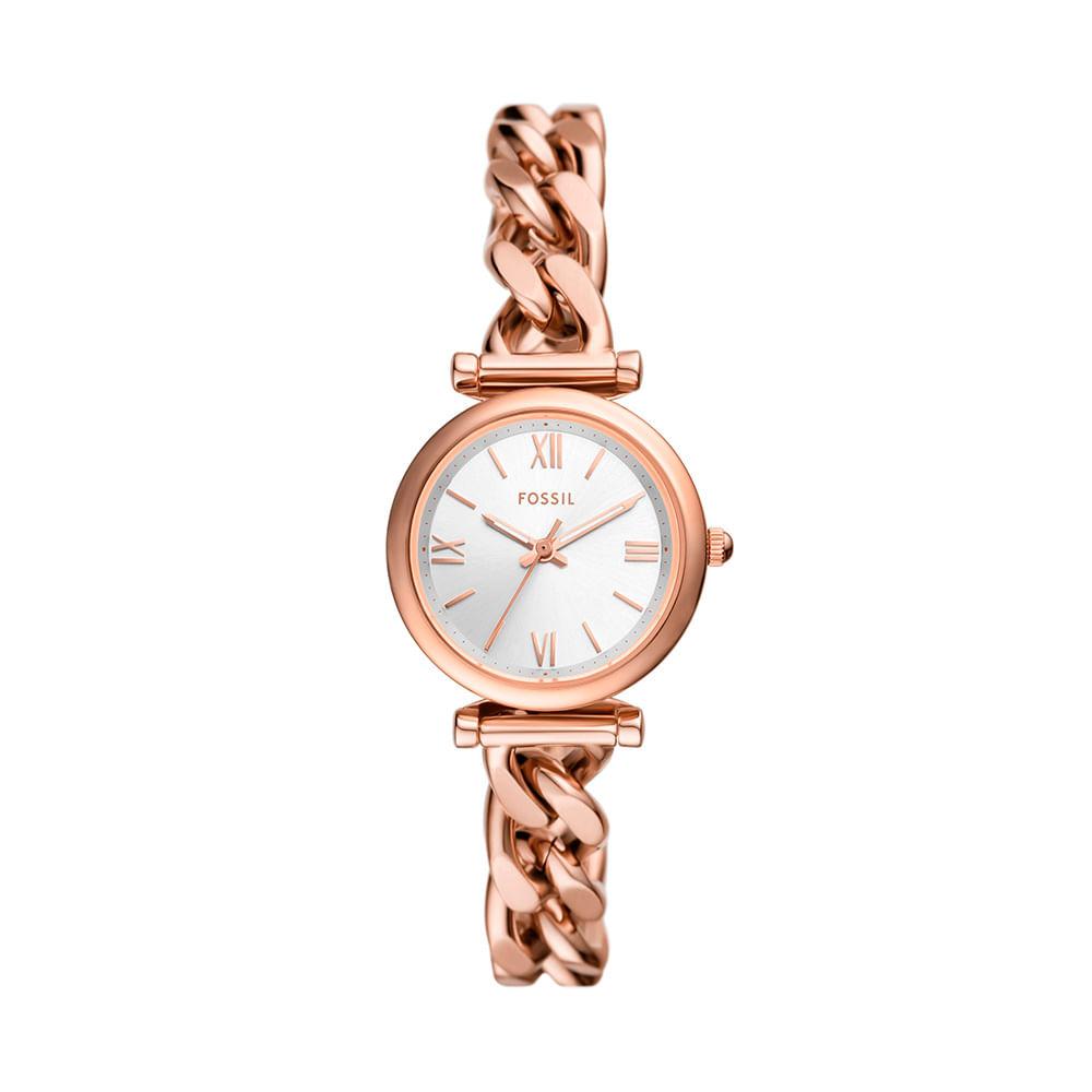Relógio Fossil Feminino Carlie Rosé - ES5330/1JN - 1